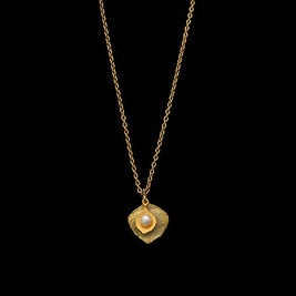 Eucalyptus Round Leaf Dainty Pendant - 16