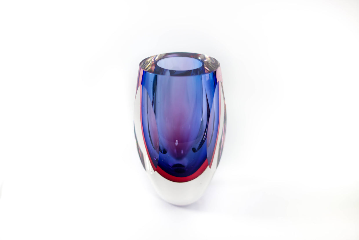 Astra  Murano Style Art Glass Violet  6