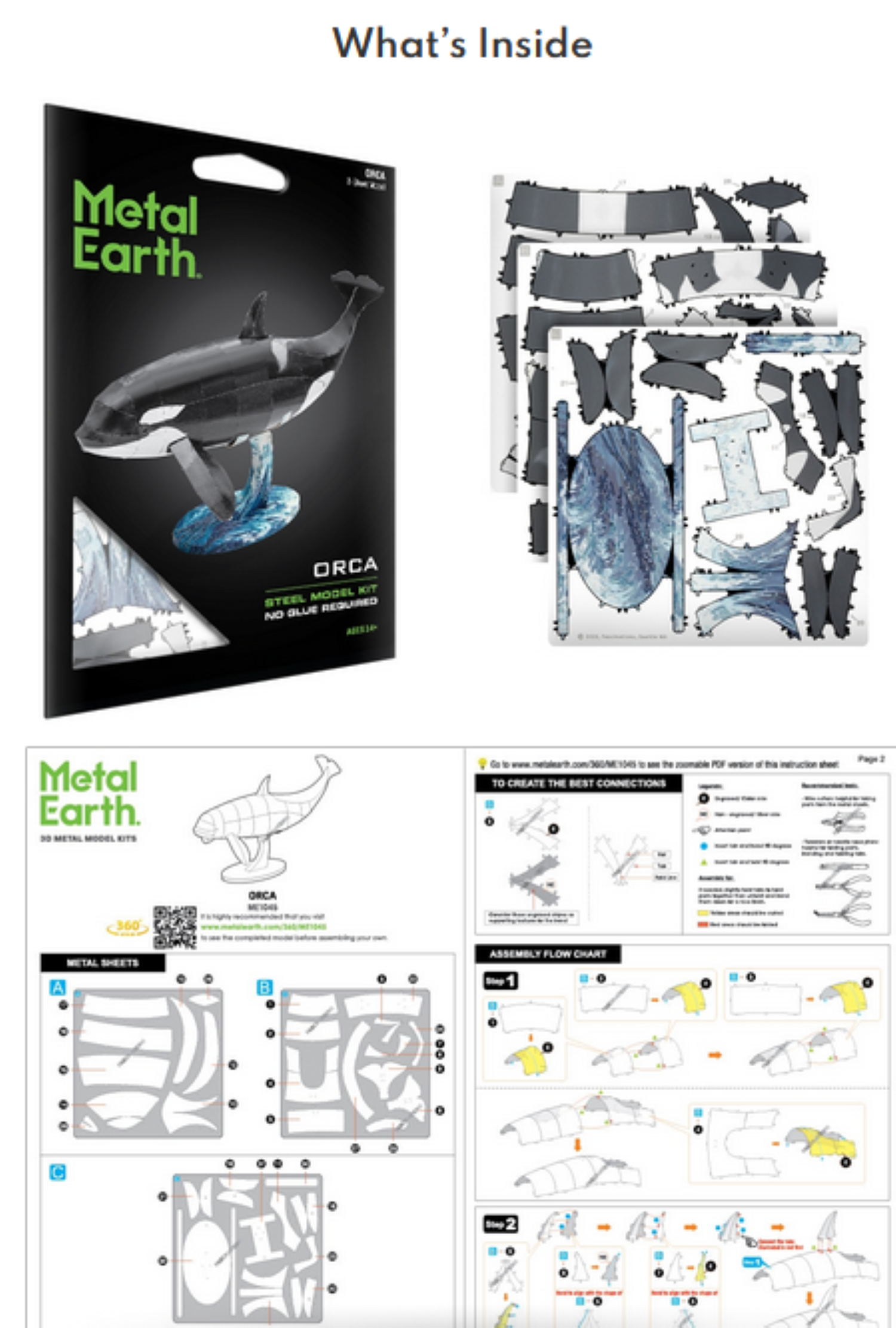 Steel Model Kit (small) - Orca Color