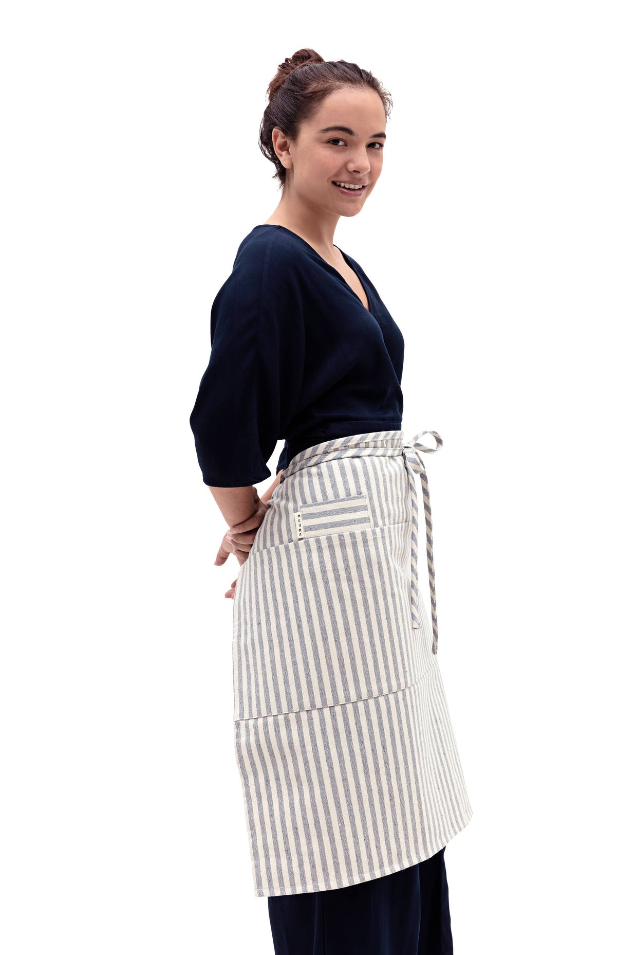 Striped Cotton Bistro Apron