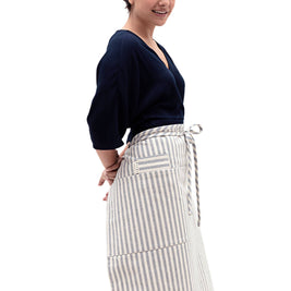 Striped Cotton Bistro Apron