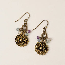 Aspire Flourite Cluster Earrings