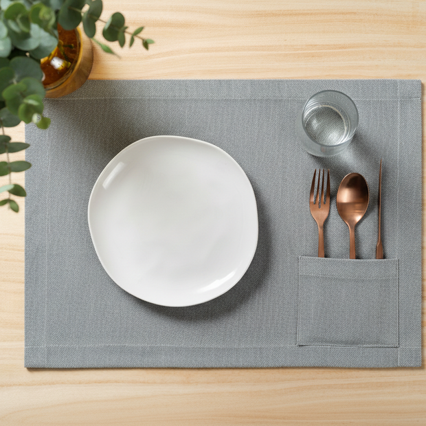 Cotton Placemats Set of 4 – Eco-Friendly Farmhouse Decor