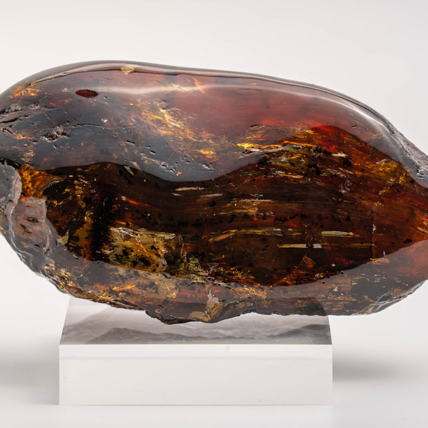 Rare "Lion's Mane" Sumatran Blue Amber Specimen A