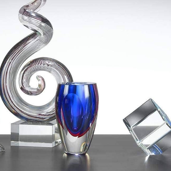 Astra  Murano Style Art Glass Violet  6
