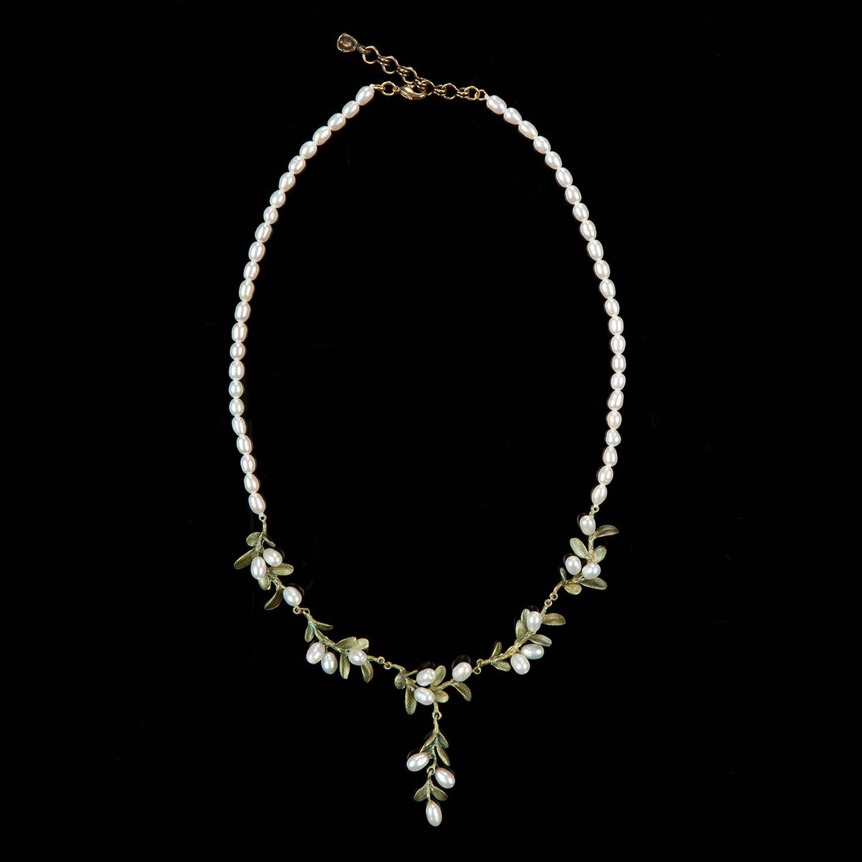 Boxwood Pearl Necklace - 16" Adj.