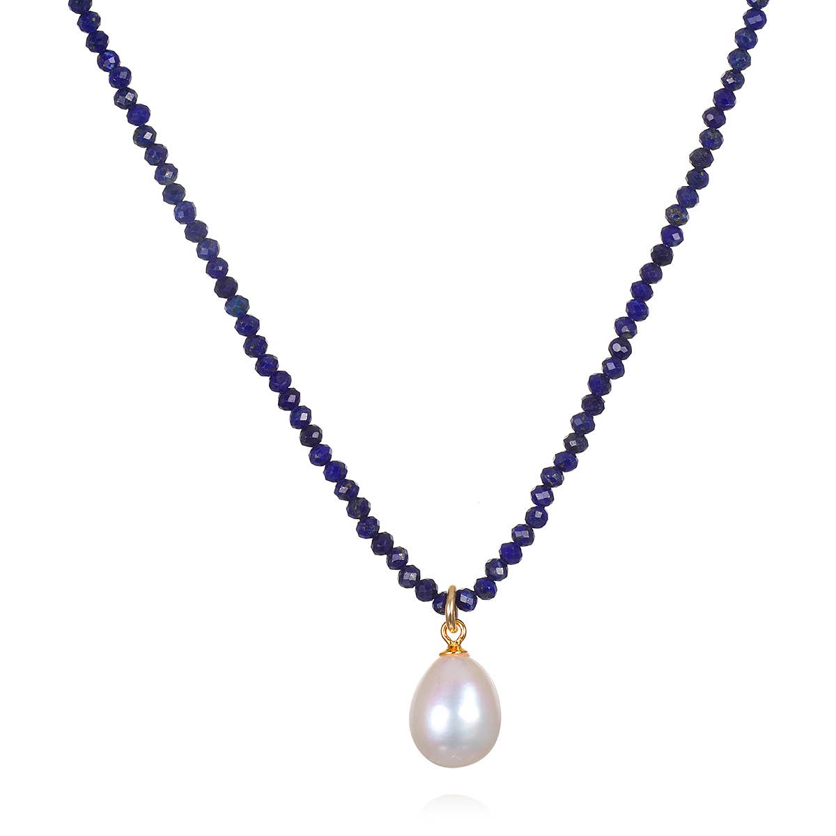 Lapis Pearl Choker