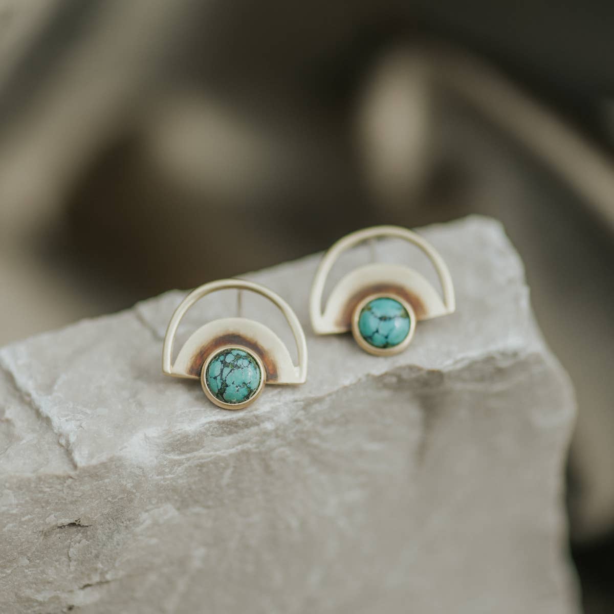 Yuma Studs // Turquoise