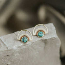 Yuma Studs // Turquoise