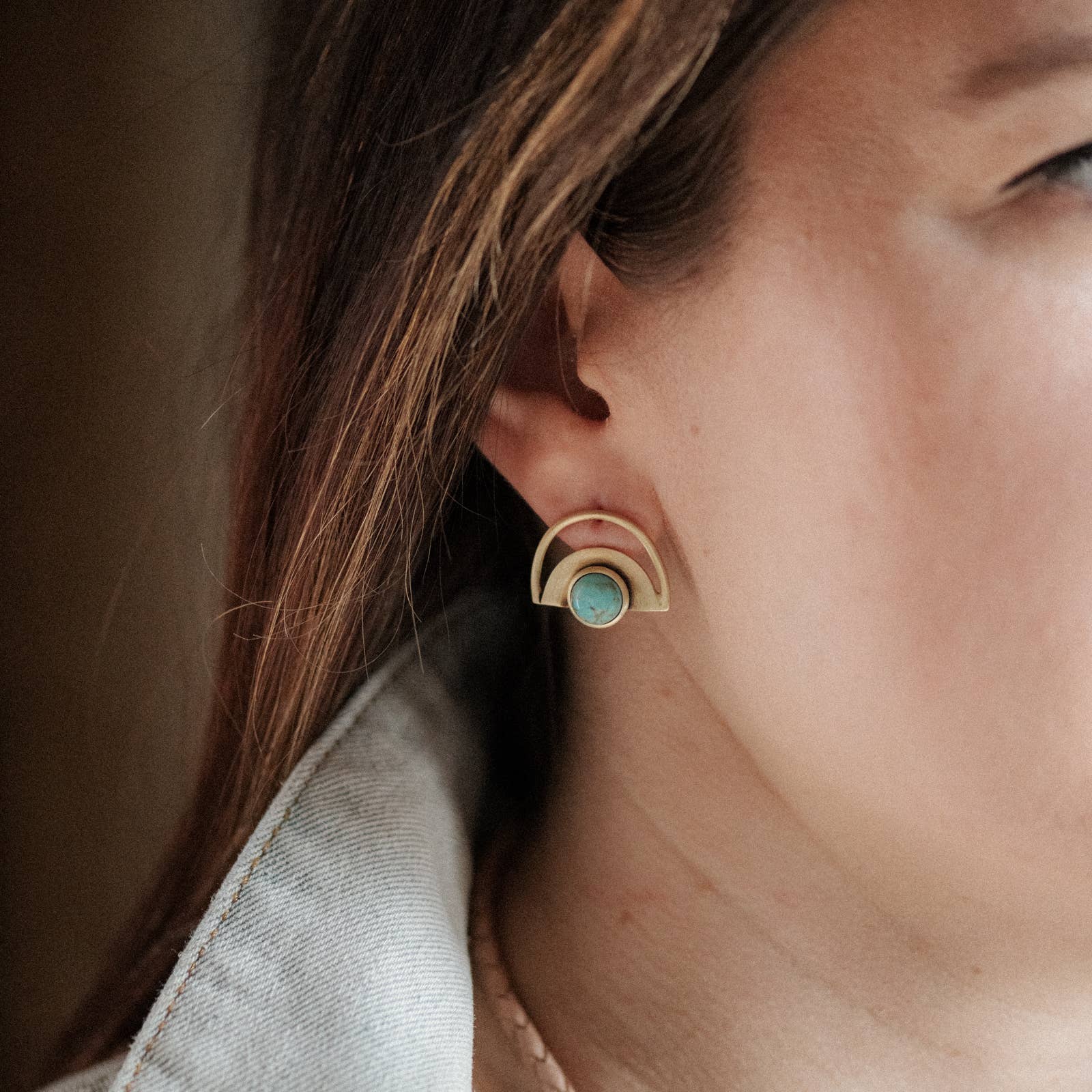Yuma Studs // Turquoise