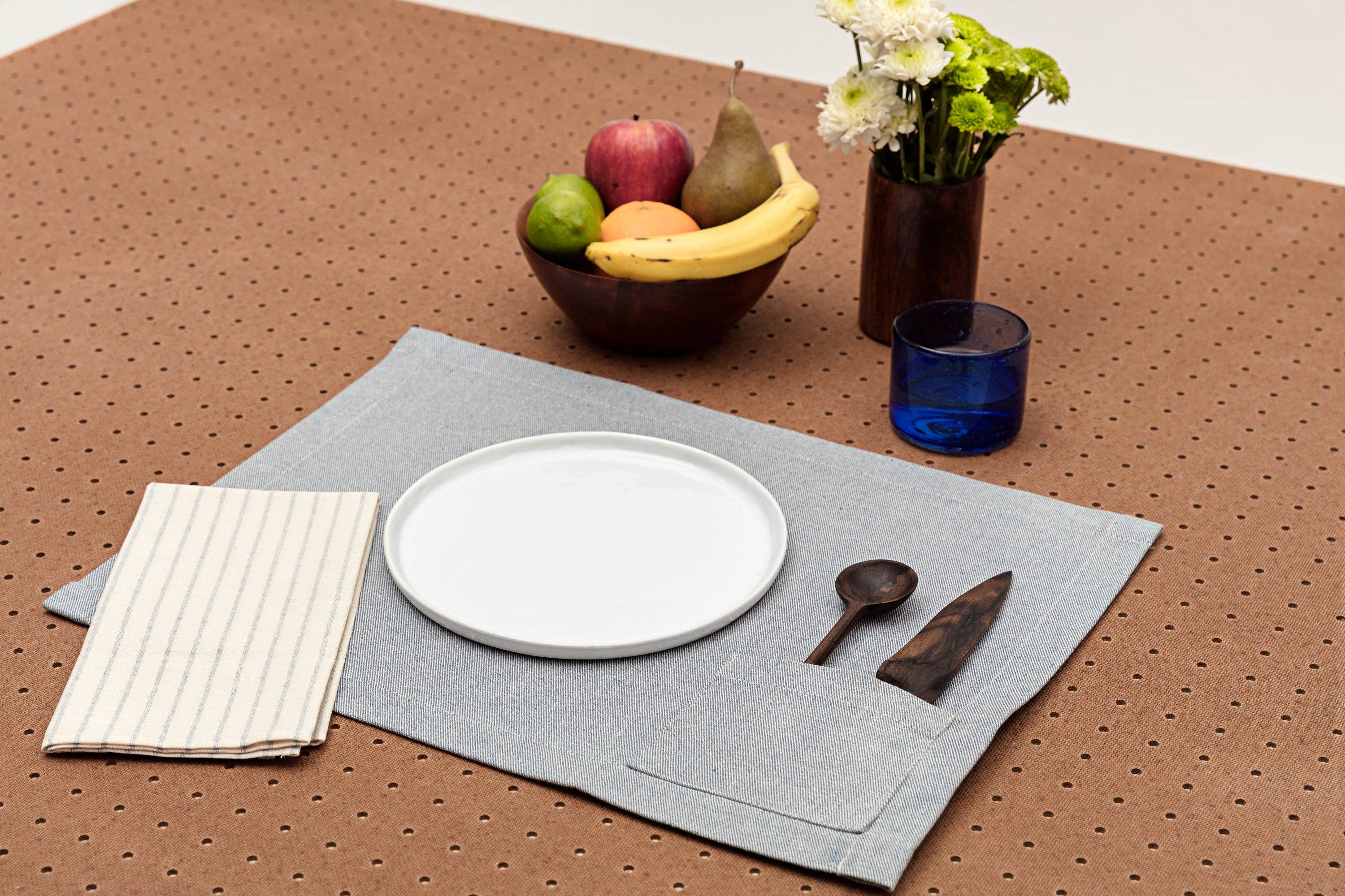 Cotton Placemats Set of 4 – Eco-Friendly Farmhouse Decor
