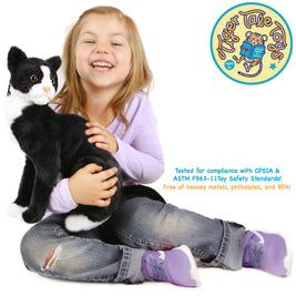 Tate The Tuxedo Cat | 14 Inch Stuffed Animal Plush | By TigerHart Toys