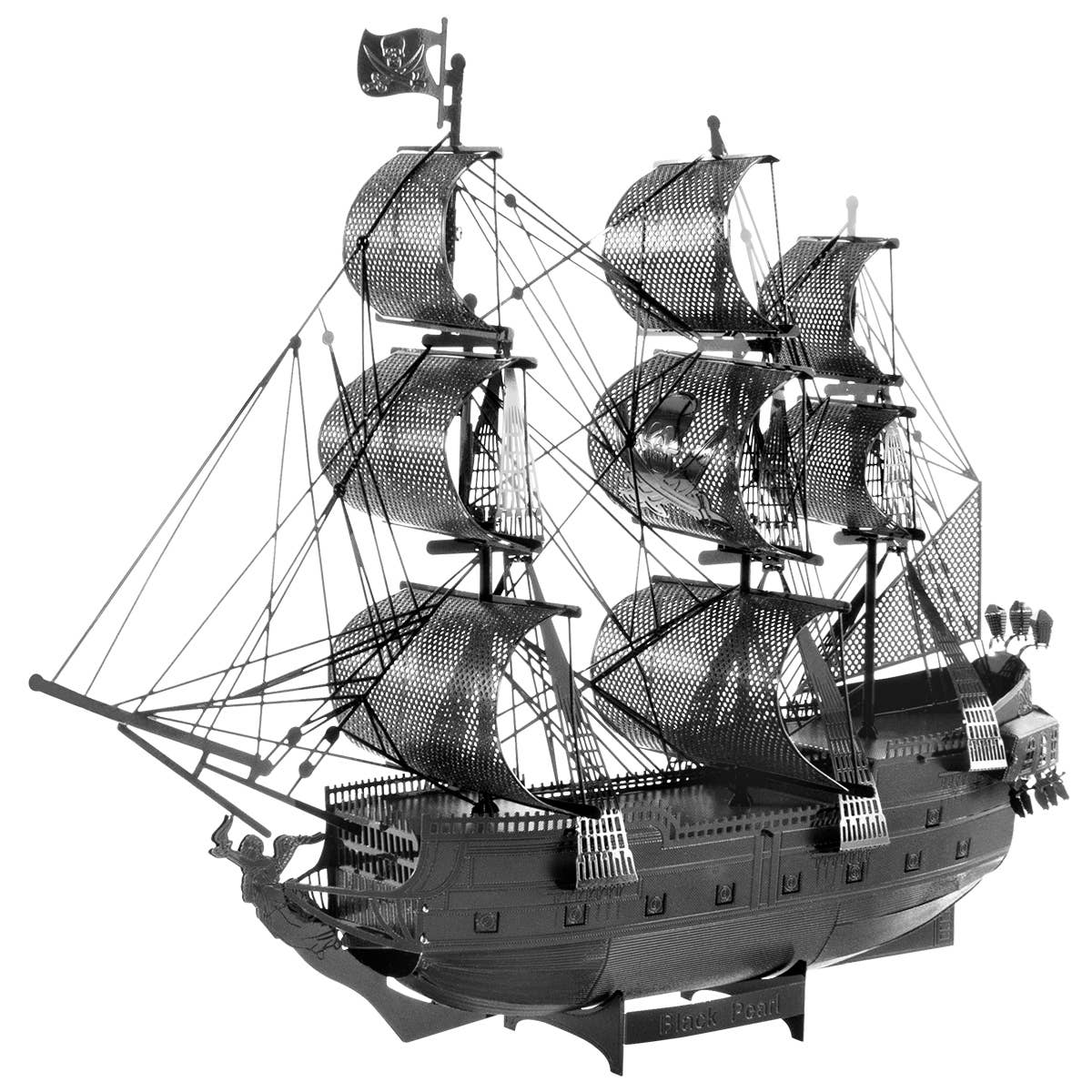 Steel Model Kit (small) - Black Pearl Ship - BLACK