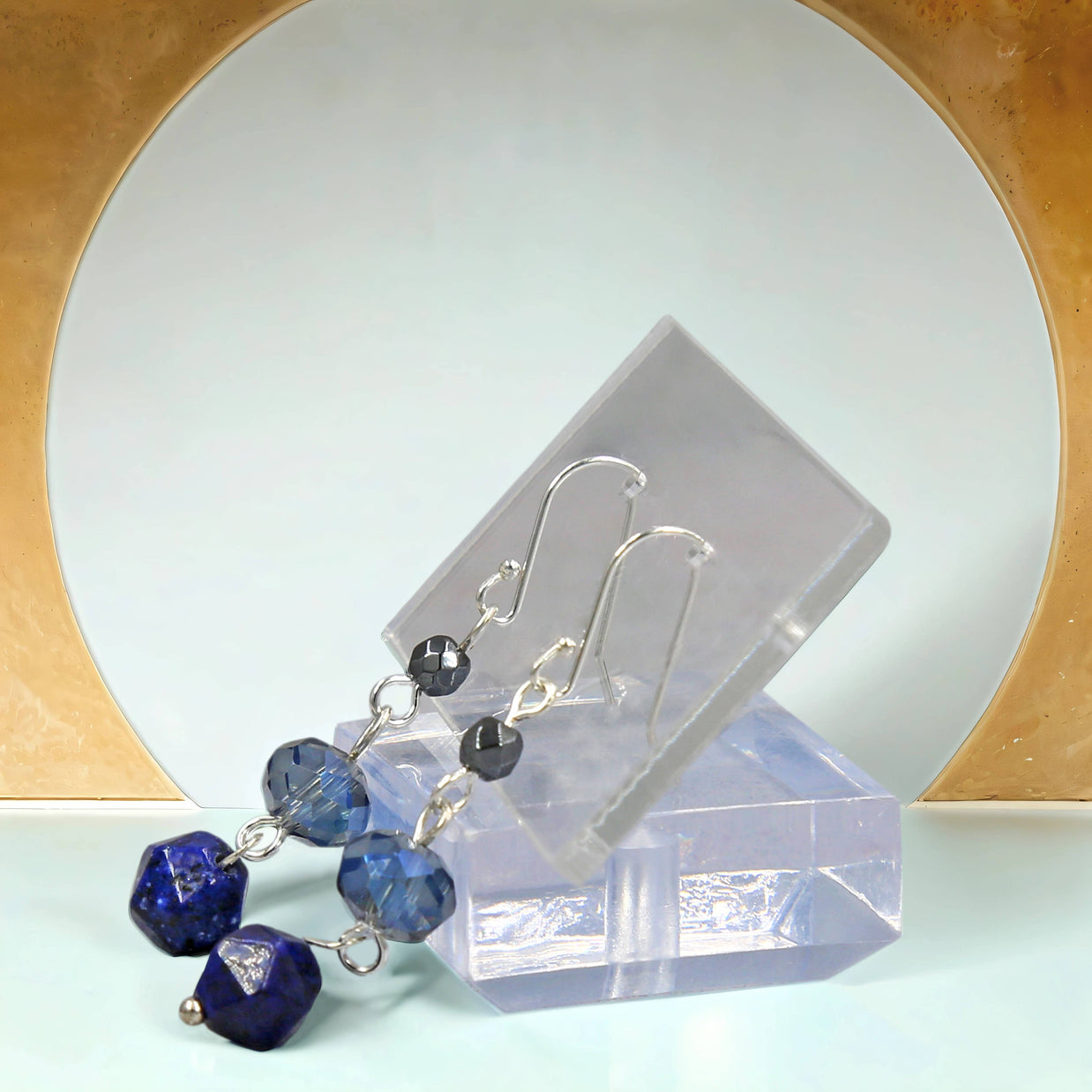 Lapis Lazuli Drop Earrings