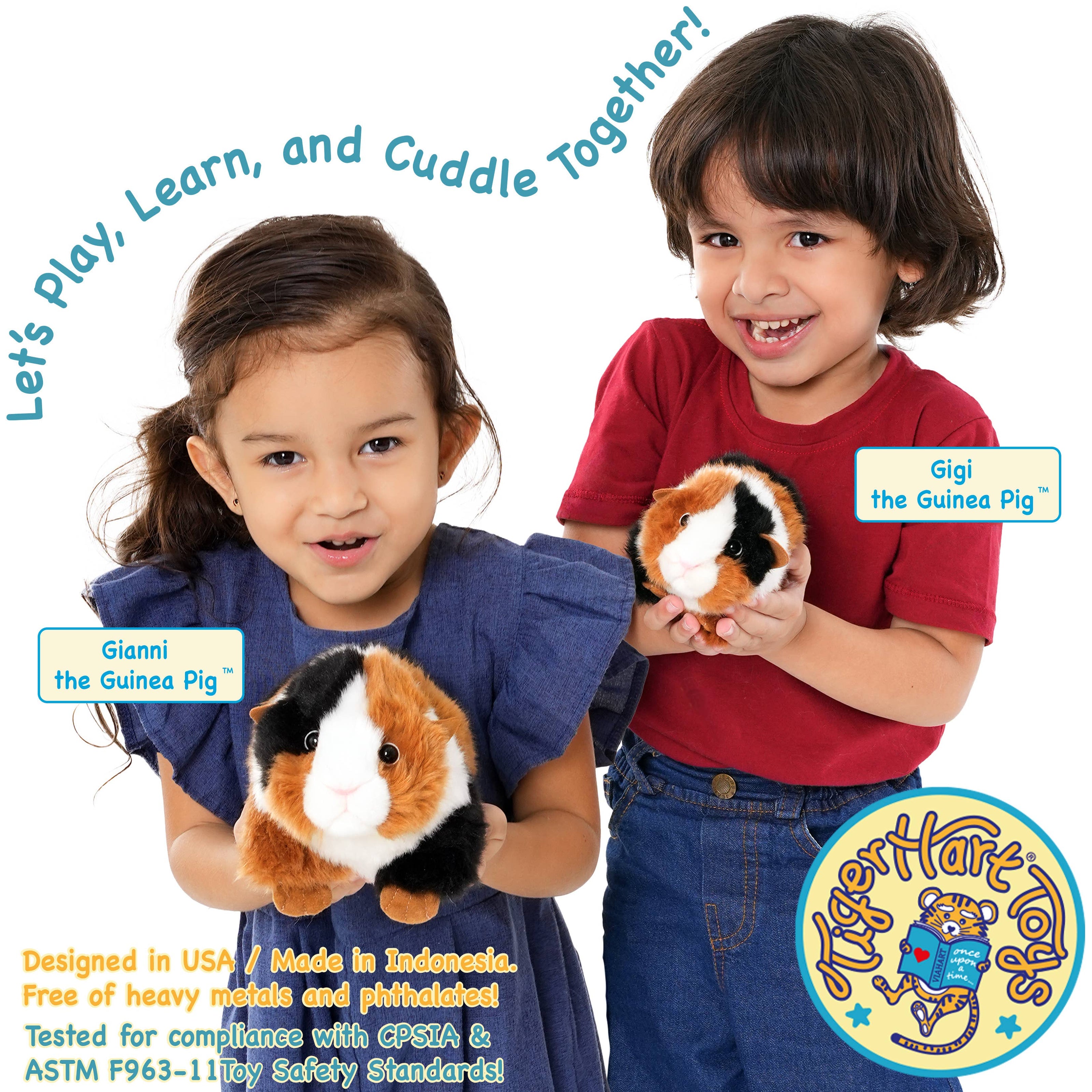 Gigi The Guinea Pig | 7 Inch Stuffed Animal Plush