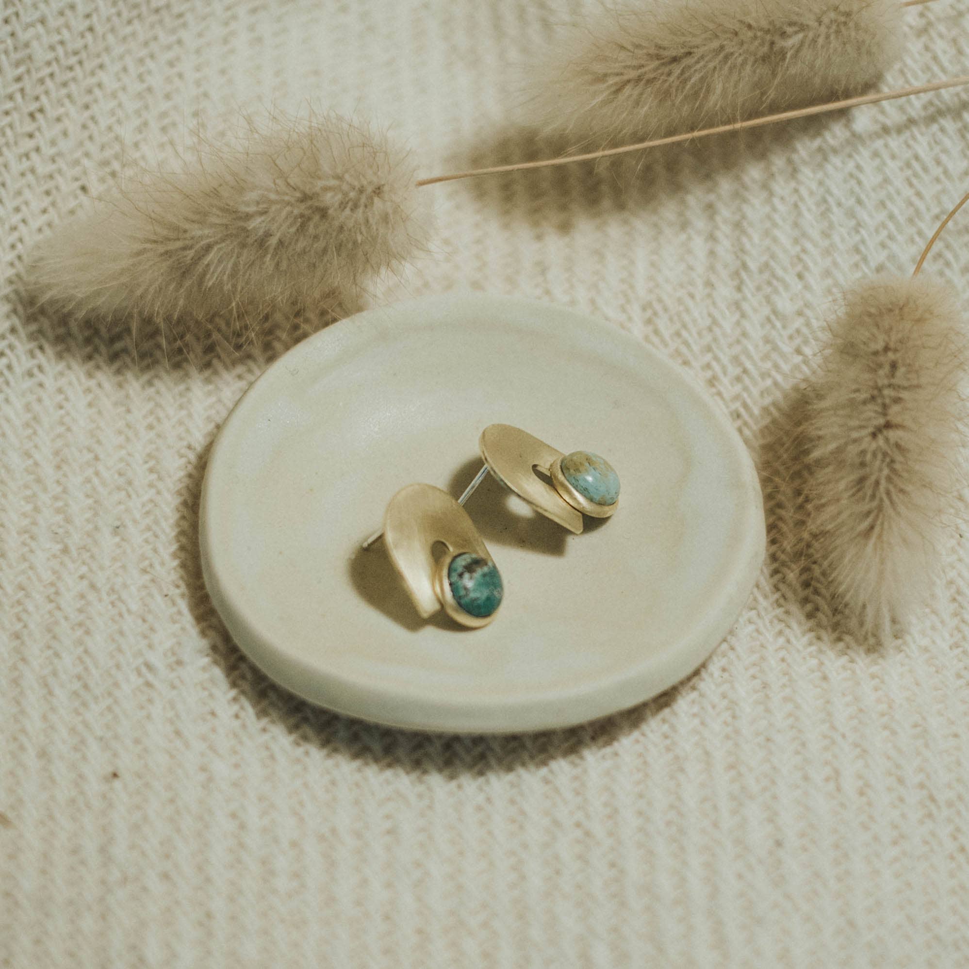 Bali Studs // Turquoise