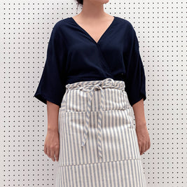 Striped Cotton Bistro Apron