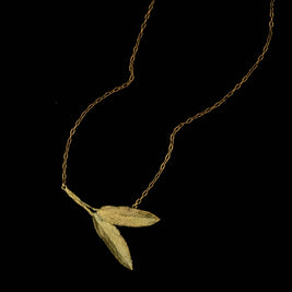 Sage Leaf Pendant - Dainty Additions 16