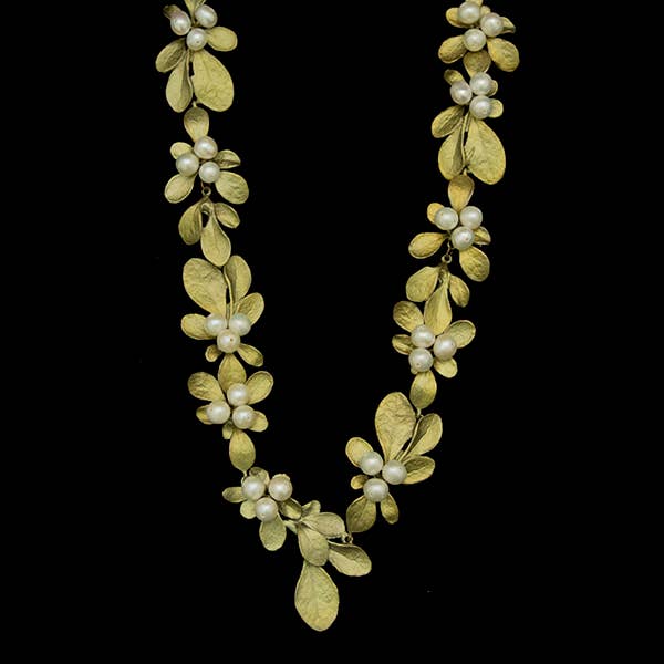 Barberry Pearl Collection Necklace and Earrings Collection Set