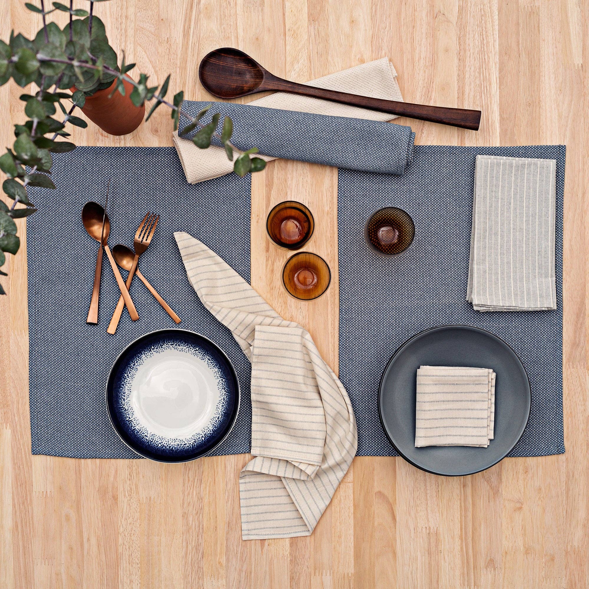 Cotton Placemats Set of 4 – Eco-Friendly Farmhouse Decor