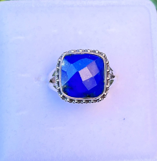 Lapis Lazuli Sterling Silver Ring