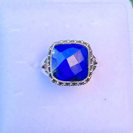 Lapis Lazuli Sterling Silver Ring