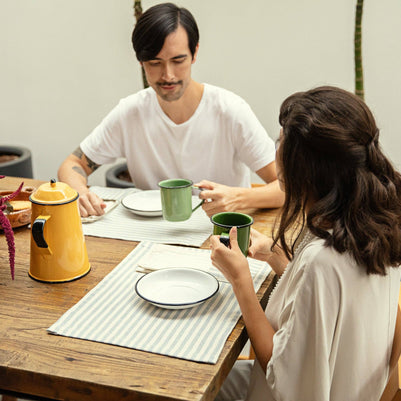 Cotton Placemats Set of 4 – Eco-Friendly Farmhouse Decor