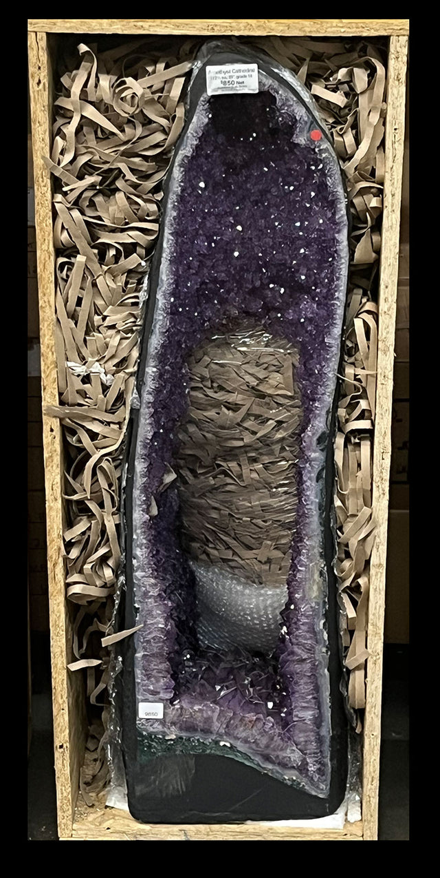 Amethyst Cathedral Window 39.5"H 110 lbs