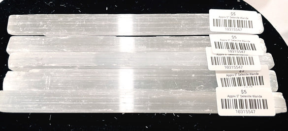 Selenite ROUGH wands (approx. 8