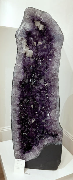 Collector Grade Amethyst Cathedral "Violet Monolith" Showpiece