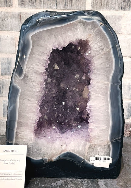 Low Profile Amethyst Cathedral - 13"H