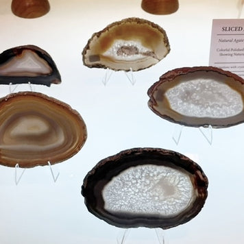 Agate Slices  Natural - 3-3.5 in