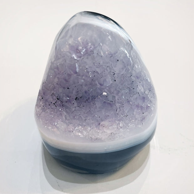 Polished Amethyst Geode "Pac-Man"