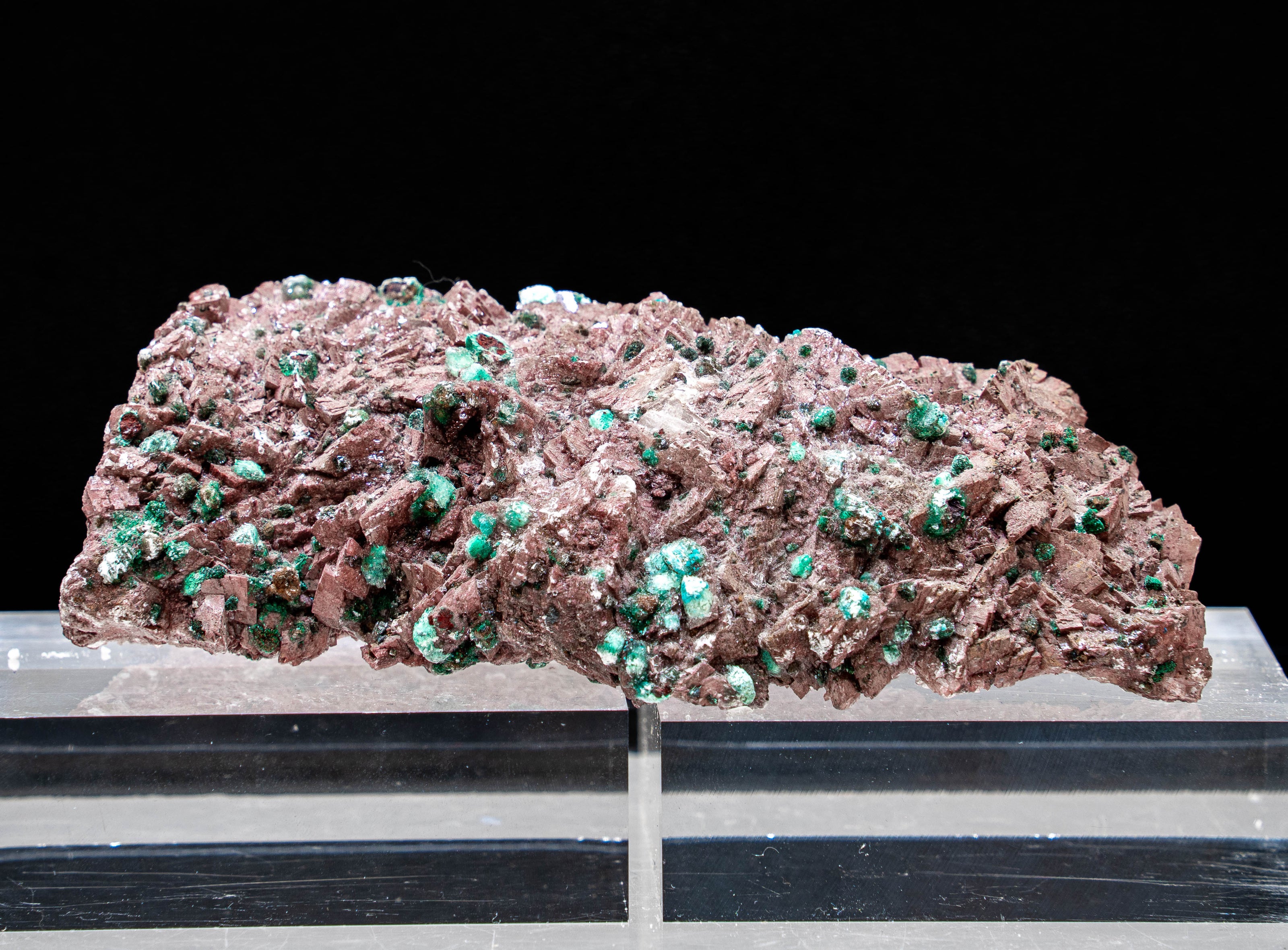 Malachite on Dolomite Specimen