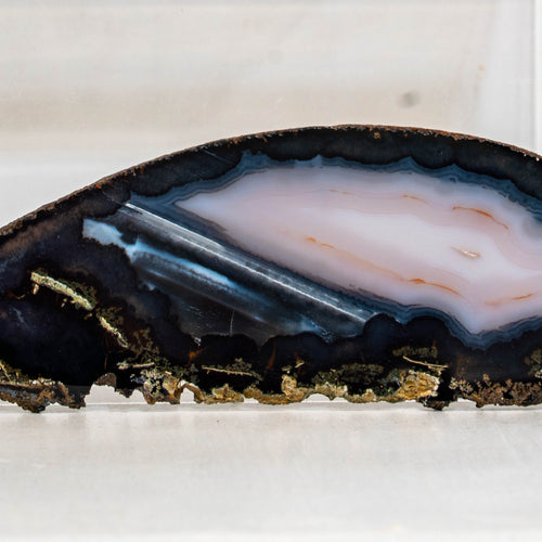 Beautifully Patterned Agate Slice - approx. 8 in