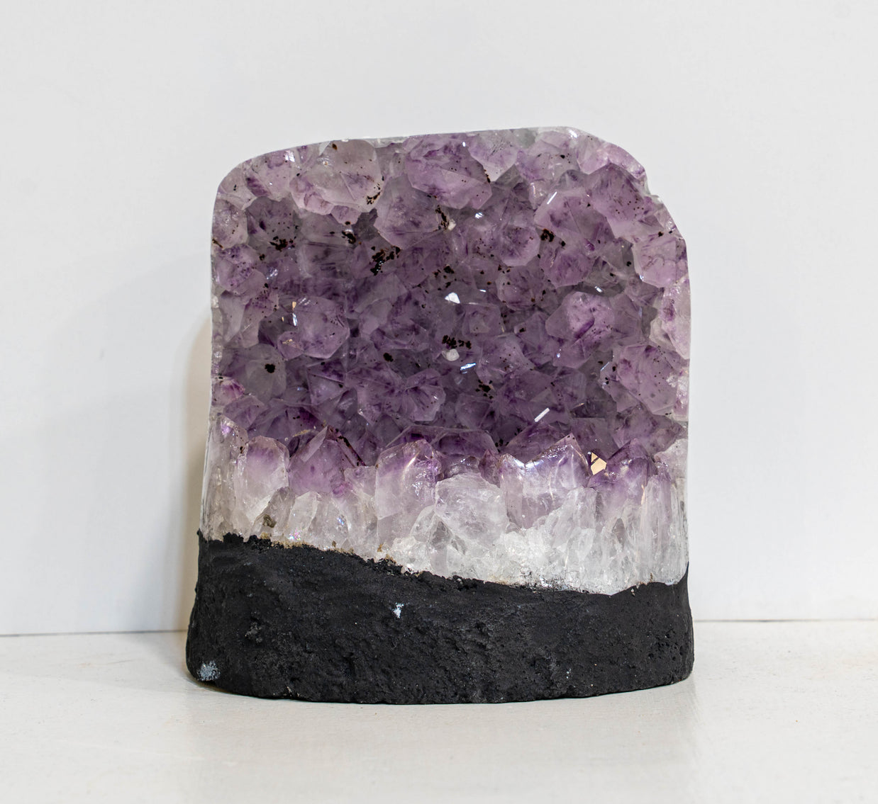 Decor Amethyst Cut Base -  6"