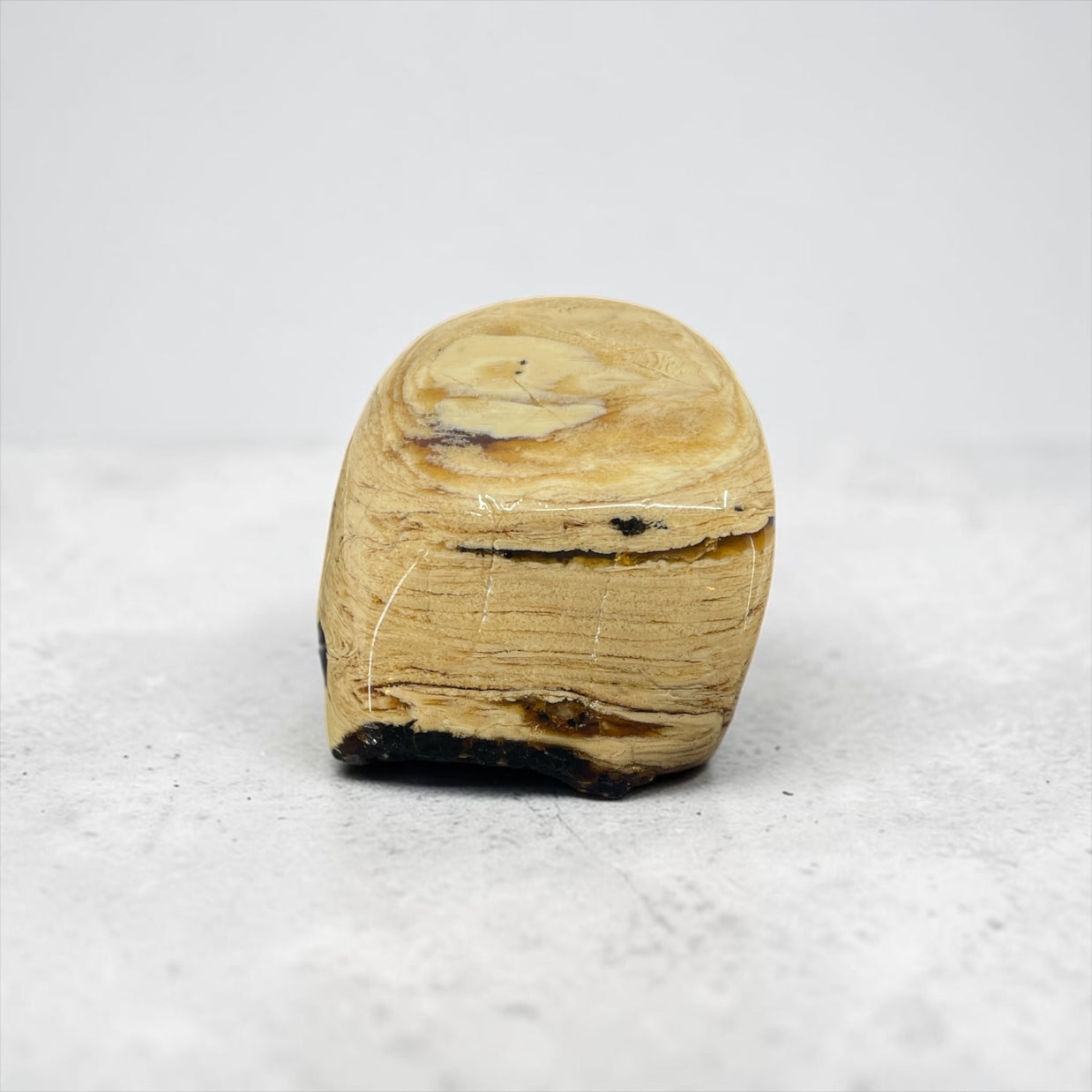Rare "Milk and Honey" Sumatran Blue Amber Specimen B