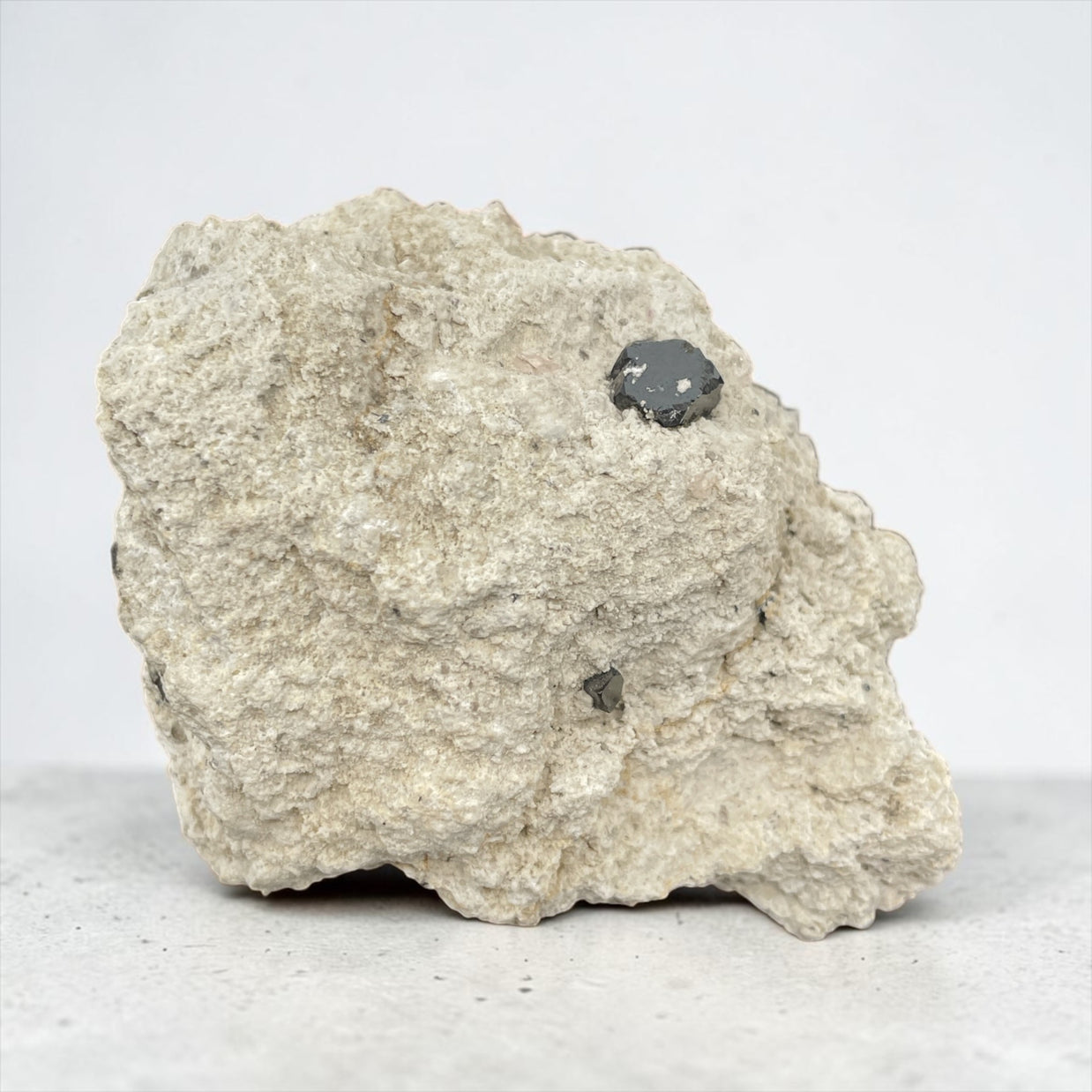 Rare Bixbyite w/ Pink Topaz Specimen