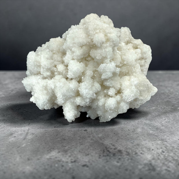 Large White Crystal Argonite Specimen