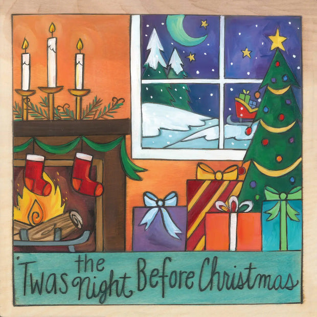 "Silent Night" Wall Plaque - 9x9