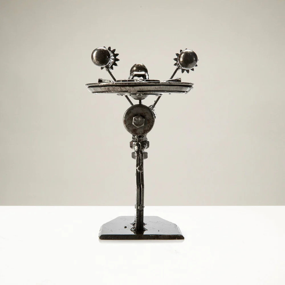 Enterprise Star Trek Inspired Recycled Metal Sculpture