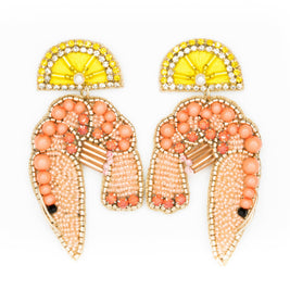 Shrimp Cocktail Earrings