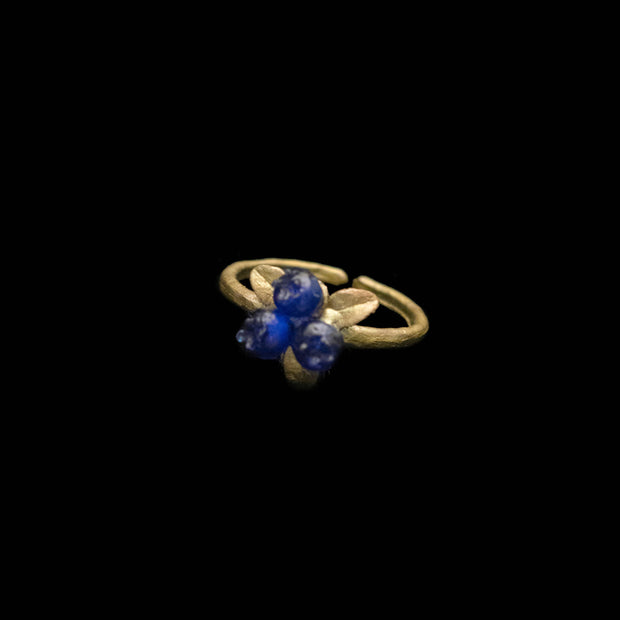 Petite Blueberry Ring - Adjustable