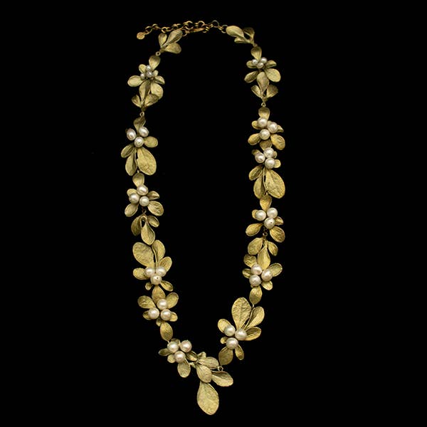 Barberry Pearl Collection Necklace and Earrings Collection Set