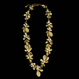 Barberry Pearl Collection Necklace and Earrings Collection Set