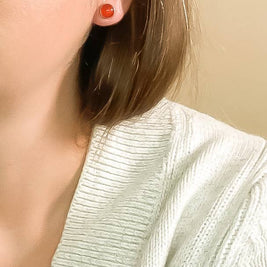 XL Carnelian Studs