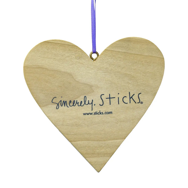 "Amor" Heart Ornament