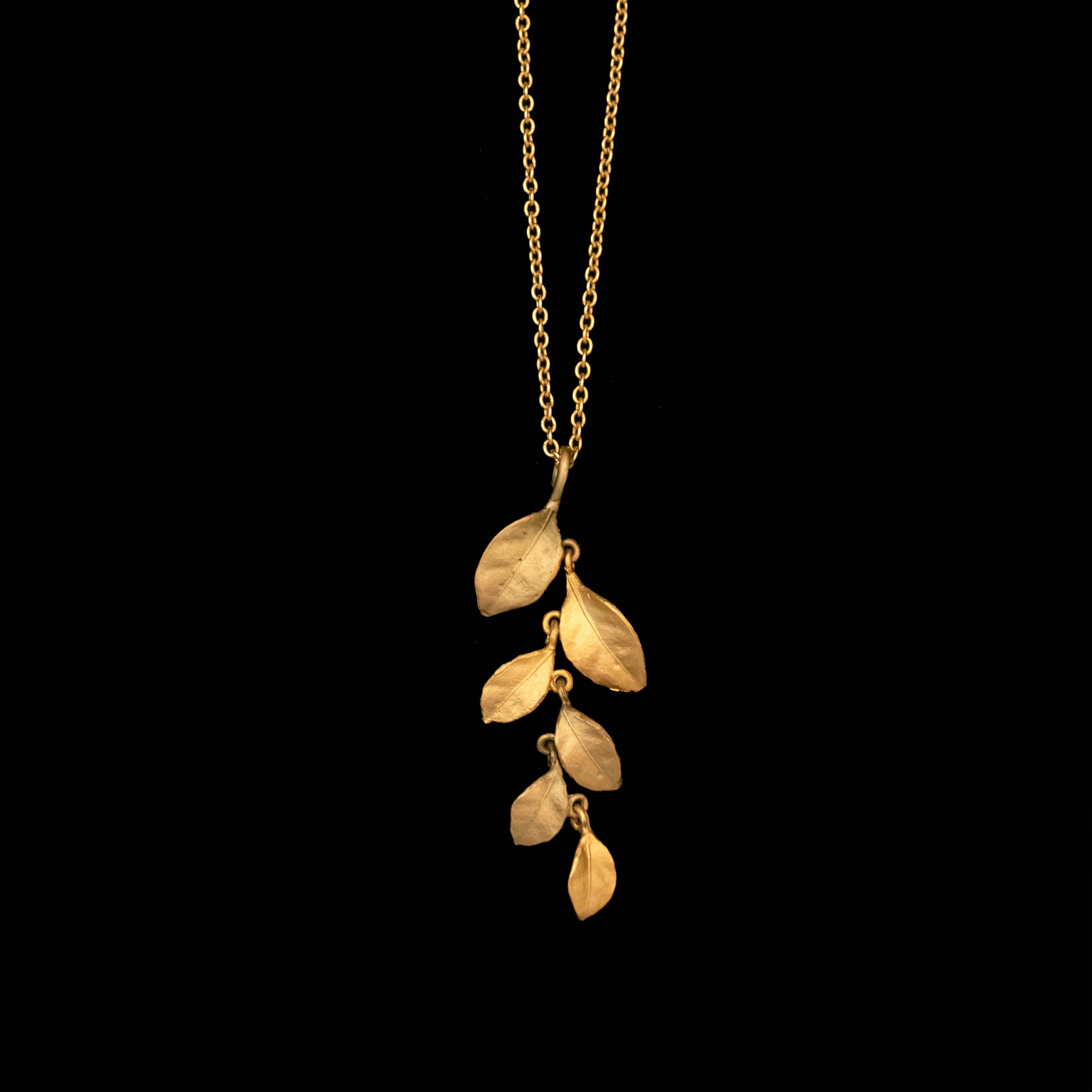 Golden Autumn Long Pendant - 16