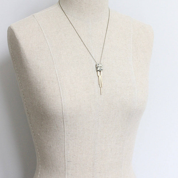 LEX119  Dalmatian pendant necklace