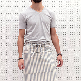 Striped Cotton Bistro Apron